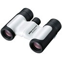 【中古】 Nikon 双眼鏡 アキュロン W10 8x21 ダハプリズム式 8倍21口径 ホワイト ACW108X21WH