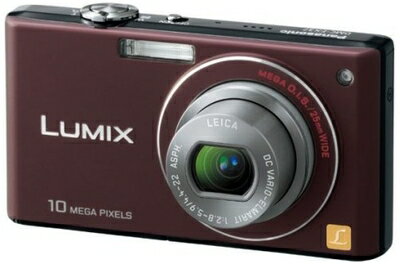 【中古】 パナソニック デジタルカメラ LUMIX (ルミックス) FX37 ショコラブラウン DMC-FX37-T