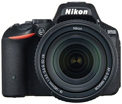 【中古】 Nikon デジタル一眼レフカメラ D5500 18-140 VR レンズキット ブラック 2416万画素 3.2型液晶 タッチパネル D5500LK18-140BK