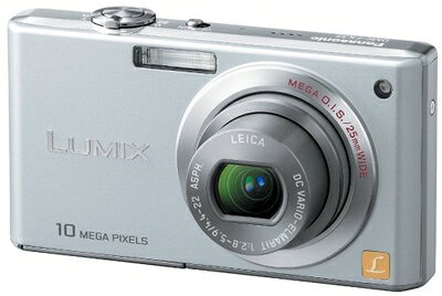 【中古】 パナソニック デジタルカメラ LUMIX (ルミックス) FX37 プレシャスシルバー DMC-FX37-S