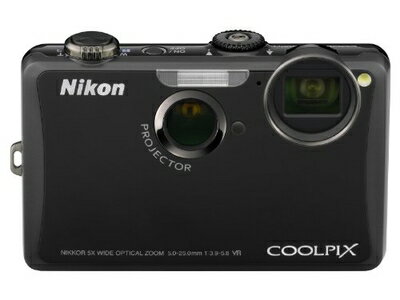 【中古】 Nikon デジタルカメラ COOLPIX (クールピクス) S1100pj ブラック S1100PJBK 1410万画素 光学5倍ズーム 広角28mm 3型タッチパネル液晶プロジェクター