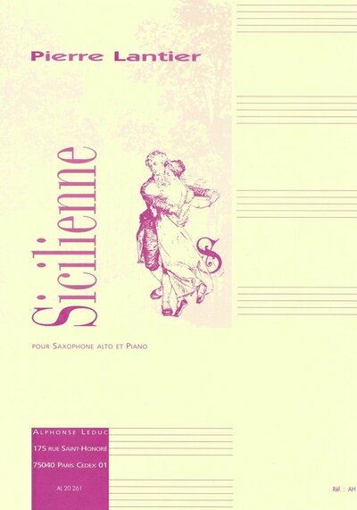 Music Stands - 【中古】 ランティエ : シシリエンヌ サクソフォンとピアノのための (サクソフォン、ピアノ) ルデュック出版