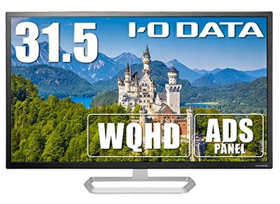 【中古】 アイ・オー・データ IODATA モニター 31.5インチ WQHD ADSパネル 非光沢 (HDMI×3/DisplayPort×1/スピーカー付/3年/土日サポート/日本メーカー) EX-LDQ322DB