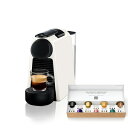 【中古】 ネスプレッソ カプセル式コーヒーメーカー エッセンサ ミニ ピュアホワイト D 水タンク容量0.6L コンパクト 軽量 D30-WH-W