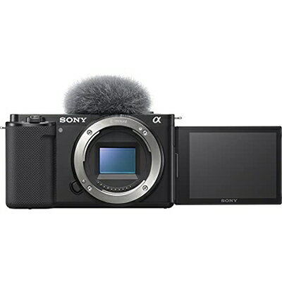 【中古】 ソニー(SONY) Vlog用カメラ レンズ交換式VLOGCAM APS-C ミラーレス一眼カメラ ZV-E10 ボディ(レンズなし) ウィンドスクリーン付属 ブラック ZV-E10 B