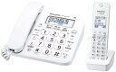 【中古】 パナソニック コードレス電話機(子機1台付き) VE-GD26DL-W