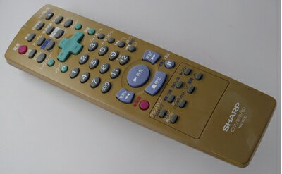 【中古】 シャープ ビデオ・DVD・CDリモコン NA540JD