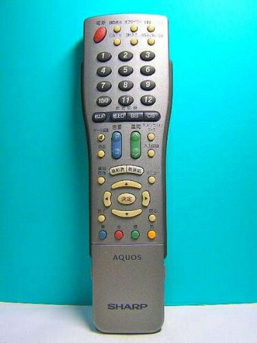 【中古】 シャープ テレビリモコン GA417WJSA