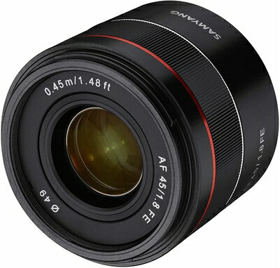 ����š� SAMYANG ñ����ɸ���� AF 45mm F1.8 FE ���ˡ���E�� �ե륵�����б� �֥�å� 885922
