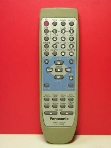 【中古】 パナソニック オーディオリモコン EUR7702230