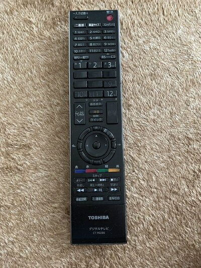 【中古】 東芝 液晶テレビ用リモコンCT-90286(75009487)