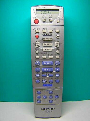 【中古】 シャープ ビデオ・DVD・CDリモコン GA047WJ