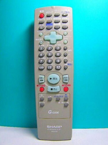 【中古】 シャープ ビデオ・DVDリモコン NA547JD