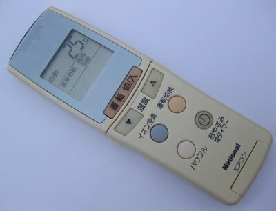 【中古】 ナショナル エアコンリモコン A75C2143