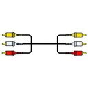 【中古】 JVCケンウッド ビクター ピンプラグX3-ピンプラグX3 1M VX-17G