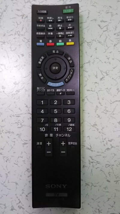 【中古】 SONY ソニー純正テレビリモコン RM-JD020