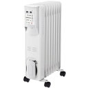 【中古】 Hidamari マイコン式 オイルヒーター(リモコン付) ホワイト OHT-1556WH