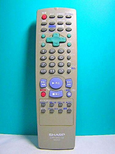 【中古】 シャープ ビデオ・DVD・CDリモコン NA524JD