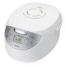 【中古】 東芝 炊飯器 5.5合 IHジャー炊飯器 保温白米24時間 RC-10HK(W) ホワイト かまど銅コート 釜 一人暮らし 二人暮らし ファミリー 入...