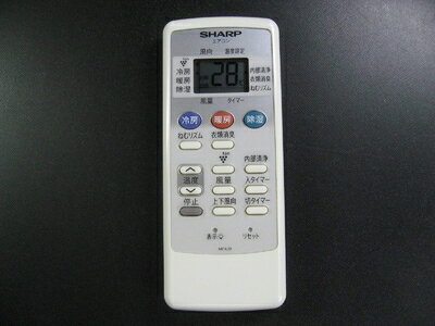 【中古】 シャープ エアコンリモコン A814JB