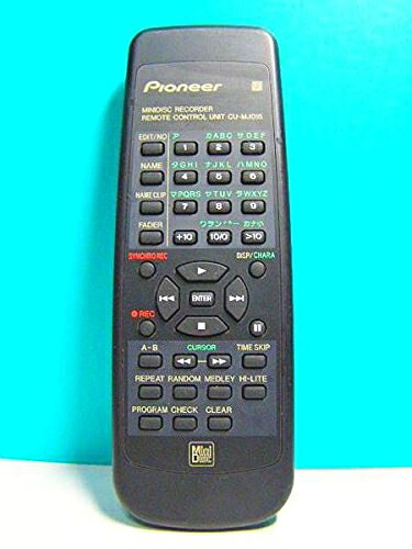 【中古】 パイオニア オーディオリモコン CU-MJ015 蓋無