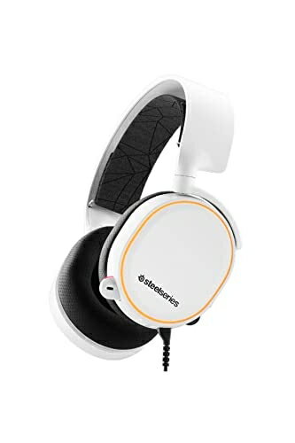 【中古】 SteelSeries ゲーミングヘッドセット マイク付き 有線 密閉型 PC PS5 PS4 Switch 対応 7.1chサラウンド Arctis 5 61507