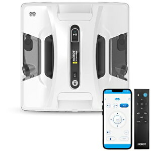 【中古】 【全自動の窓掃除】 HOBOT-2S(ホボット) 窓拭きロボット AI搭載 日本語カスタマーサポート ガラス 水拭き 乾拭き