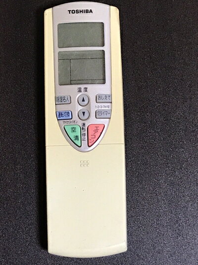 【中古】 東芝エアコン純正リモコン WH-F1U