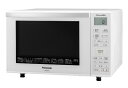 【中古】 パナソニック オーブンレンジ 23L フラットテーブル 遠赤ヒーター 蒸気センサー ヘルツフリー 省スペース設計 ホワイト NE-MS235-W