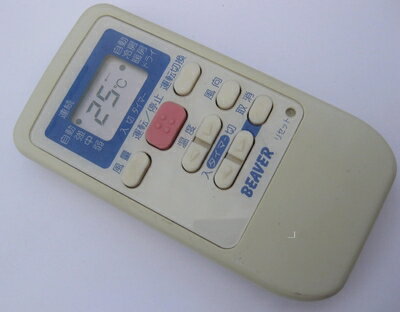 【中古】 ビーバー エアコンリモコン RKS502A501B