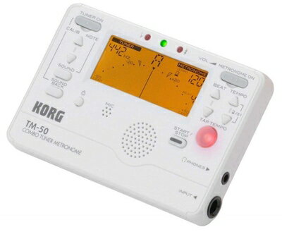 【中古】 KORG チューナー/メトロノーム TM-50 PW パールホワイト
