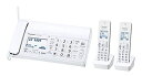 【中古】 パナソニック デジタルコードレス普通紙ファクス(子機2台付き) KX-PD215DW-W