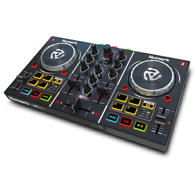【中古】 Numark DJコントローラー ポータブル LEDライト 初心者向け Serato DJ Lite 2チャンネル ストリーミング 配信 Party ...