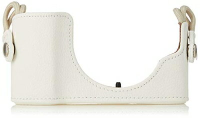 【中古】 OLYMPUS ミラーレス一眼 PEN E-PL7, E-PL8, E-PL9用 本革ボディージャケット ホワイト CS-45B WHT