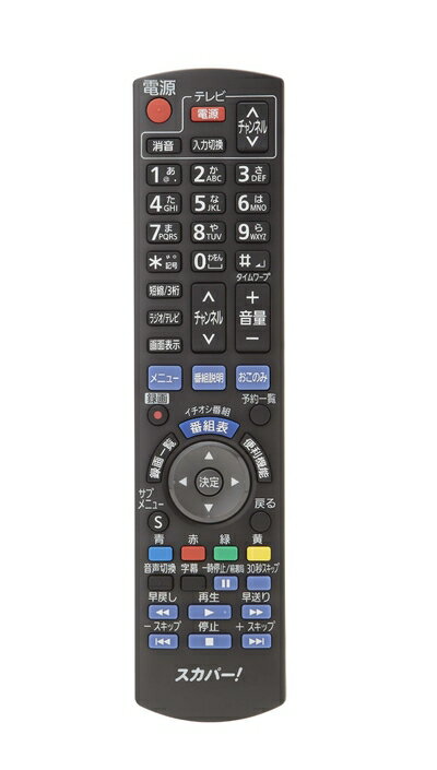 【中古】 スカパー！プレミアムサービスチューナー『TZ-HR400P』用リモコン