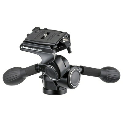 【中古】 Velbon 3Way雲台 PHD-65Q 中型 底面径52mm クイックシュー対応 マグネシ...