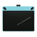 【中古】 ワコム Intuos Comic 【旧モデル】ペン&タッチ マンガ・イラスト制作用モデル Mサイズ ミントブルー CTH-690/B1