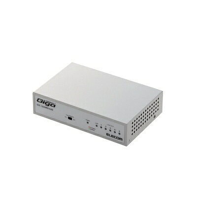 【中古】 エレコム スイッチングハブ ギガビット 5ポート マグネット付き 電源内蔵 金属筺体 EHC-G05MN-HJW