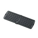 【中古】 ELECOM 折りたたみBluetoothキーボード シリコンキー iPhone,iPad対応 英字配列 ブラック TK-FBS039EBK