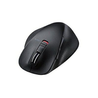 【中古】 エレコム マウス Bluetooth (iOS対応) Lサイズ 5ボタン (戻る・進むボタン搭載) 静音 BlueLED 握りの極み ブラック iPad Pro 2020 M-XGL10BBSBK