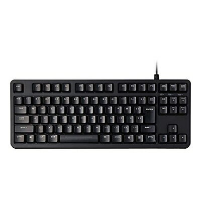 【中古】 エレコム ゲーミングキーボード 有線 メカニカル 全キーロールオーバー対応 日本語配列 5000万回高耐久 ブラック TK-G01UKBK
