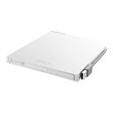 【中古】 BUFFALO USB2.0 ポータブルDVDドライブ フラットデザイン ウルトラスリムタイプ ホワイト DVSM-PT58U2V-WH