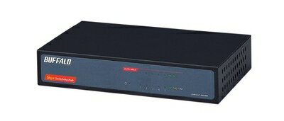 【中古】 BUFFALO Giga対応 電源内蔵 5ポート スイッチングHub ブラック LSW3-GT-5NS/BK