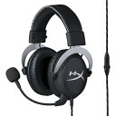 【中古】 HyperX Cloud Silver ゲーミングヘッドセット インライン音量コントロールBox付属 シルバー 2年 HX-HSCL-SR/NA