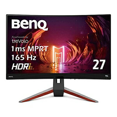 【中古】 BenQ MOBIUZ EX2710R 湾曲ゲーミングモニター (27インチ/WQHD/湾曲1000R/165Hz 2.1ch treVoloスピーカー/VA/1ms/HDRi/HDR400/高機能スタンド/リモコン付属/ゲームモード(FPS/RPG/レーシング) 【中古】 BenQ MOBIUZ EX2710R 湾曲ゲーミングモニター (27インチ/WQHD/湾曲1000R/165Hz 2.1ch treVoloスピーカー/VA/1ms/HDRi/HDR400/高機能スタンド/リモコン付属/ゲームモード(FPS/RPG/レーシング)
