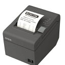 【中古】 EPSON レシートプリンター TM-T20 Bluetooth・ダークグレー TM202BI036