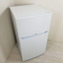 【中古】 ハイアール 85L 2ドア冷蔵庫(直冷式)ホワイト【右開き】Haier JR-N85B-W