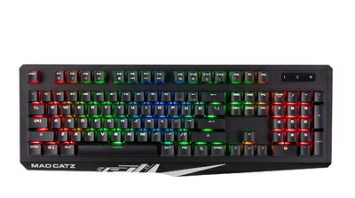 【中古】 Mad Catz (マッドキャッツ) 国内正規 現行品 ゲーミング キーボード S.T.R.I.K.E4 有線 CHERRY 赤軸 メカニカルキーボード LED バックライト 【中古】 Mad Catz (マッドキャッツ) 国内正規 現行品 ゲーミング キーボード S.T.R.I.K.E4 有線 CHERRY 赤軸 メカニカルキーボード LED バックライト
