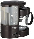 【中古】 象印 コーヒーメーカー 4杯用 ガラス容器 外して洗える水タンク ペーパーフィルター 珈琲通 ダークブラウン EC-GB40-TD