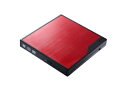 【中古】 Logitec ポータブルDVDドライブ スーパーマルチ USB2.0 再生・編集・保存ソフト付属 【Windows8対応】 レッド LDR-PMF8...